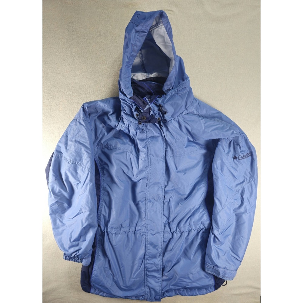 Columbia Sportswear Women's XL Blue Hooded Insulated Ski Winter Jacket Coat